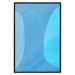 Poster Shapes of Blue - abstract blue composition of shapes and lines 126484 additionalThumb 16