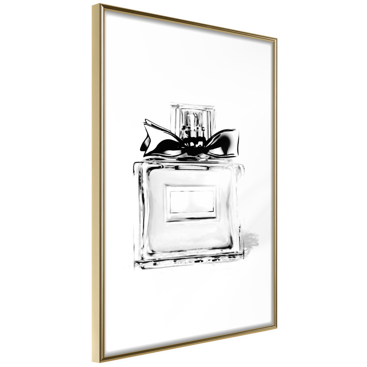 Wall Poster Perfume Bottle - black and white sketch of a glass perfume container 126684 additionalImage 7