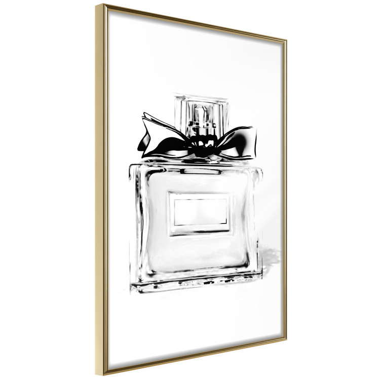 Wall Poster Perfume Bottle - black and white sketch of a glass perfume container 126684 additionalImage 14