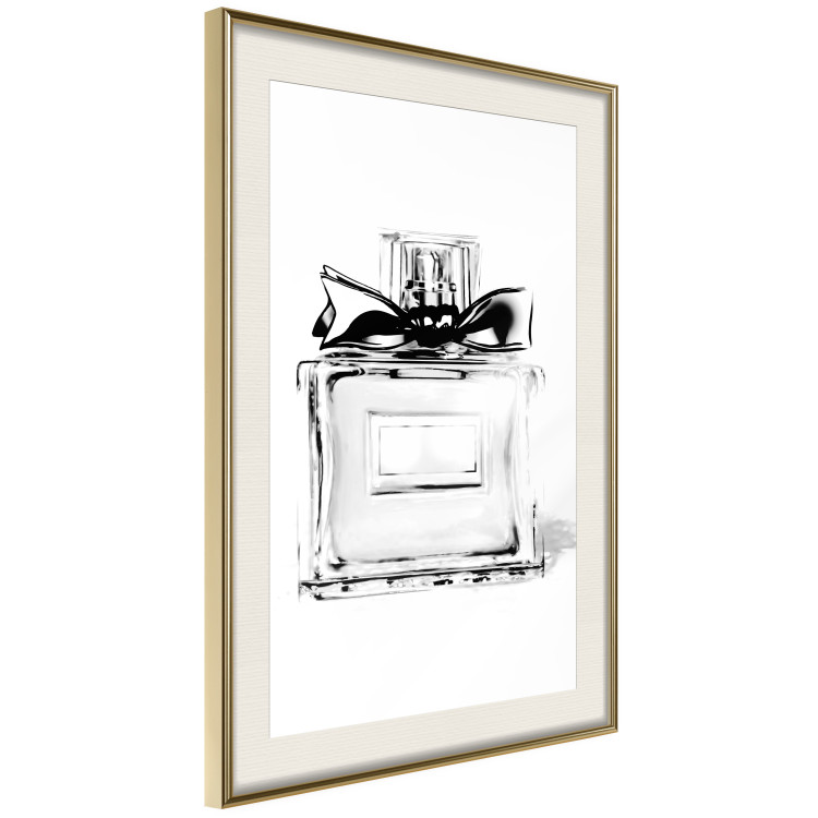 Wall Poster Perfume Bottle - black and white sketch of a glass perfume container 126684 additionalImage 3