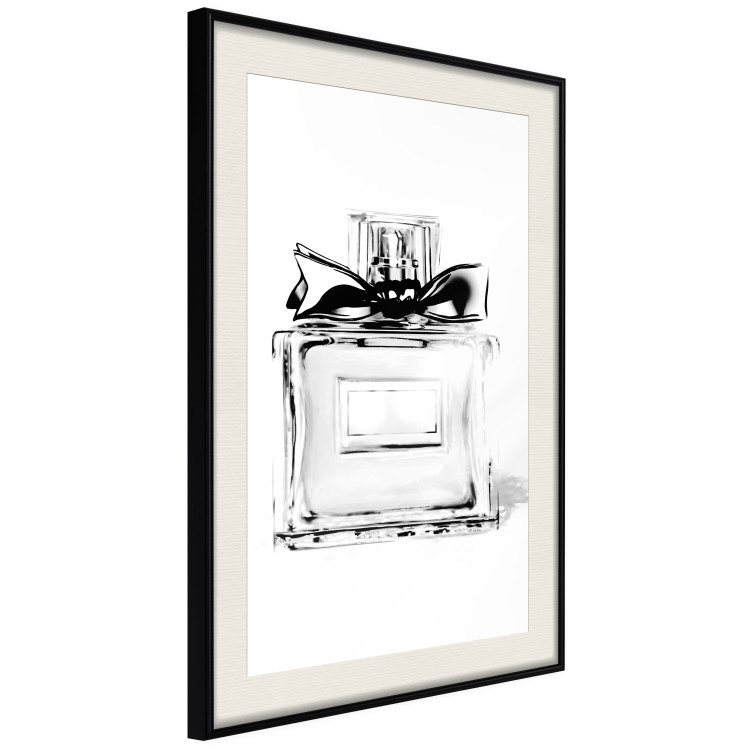 Wall Poster Perfume Bottle - black and white sketch of a glass perfume container 126684 additionalImage 2