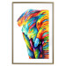 Poster Colorful Elephant - abstract animal in various colors on a white background 126984 additionalThumb 14