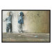 Wall Poster Young Generation - graffiti of boys coloring with crayons on the wall 128384 additionalThumb 16