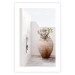 Wall Poster Stone Silence - vase with green plant against bright architecture backdrop 129484 additionalThumb 25