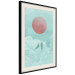 Poster Pastel Sunset - abstract birds against blue clouds 129584 additionalThumb 2
