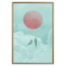 Poster Pastel Sunset - abstract birds against blue clouds 129584 additionalThumb 21