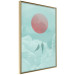 Poster Pastel Sunset - abstract birds against blue clouds 129584 additionalThumb 14