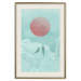Poster Pastel Sunset - abstract birds against blue clouds 129584 additionalThumb 20