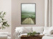 Poster Road Through Plains - landscape of a road and green fields against the sky 130384 additionalThumb 6