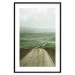 Poster Road Through Plains - landscape of a road and green fields against the sky 130384 additionalThumb 17