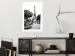Wall Poster Parisian Carousel - black and white carousel landscape with the Eiffel Tower in the background 132284 additionalThumb 5