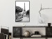 Wall Poster Parisian Carousel - black and white carousel landscape with the Eiffel Tower in the background 132284 additionalThumb 4