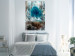 Wall Poster Sanctuary - abstract forest landscape with a turquoise tree in the center 134584 additionalThumb 2