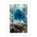 Wall Poster Sanctuary - abstract forest landscape with a turquoise tree in the center 134584 additionalThumb 19