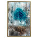 Wall Poster Sanctuary - abstract forest landscape with a turquoise tree in the center 134584 additionalThumb 17