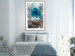 Wall Poster Sanctuary - abstract forest landscape with a turquoise tree in the center 134584 additionalThumb 13