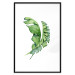 Poster Intertwined Leaves - watercolor composition with green foliage on white 136384 additionalThumb 23