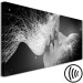 Canvas Art Print Unearthly kiss - Modern black and white abstraction 137184 additionalThumb 6