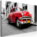 Large canvas print Cuban Classic Car (Red) [Large Format] 137584 additionalThumb 3