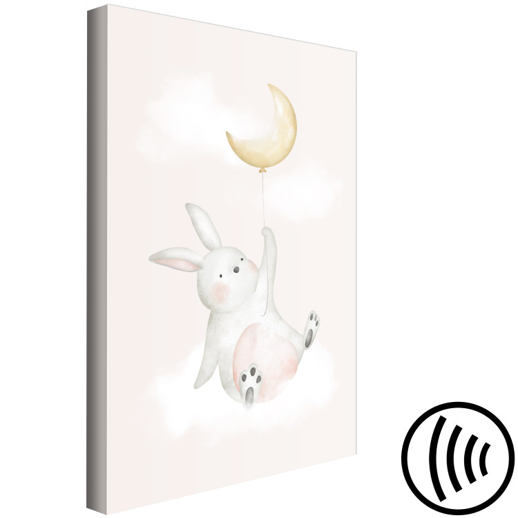 Canvas Bunny with Balloon (1-piece) Vertical - composition for children 143484 additionalImage 6