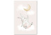 Canvas Bunny with Balloon (1-piece) Vertical - composition for children 143484