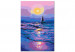 Paint by number Lovely Landscape -Sea and a Sailboat Against the Backdrop of the Sunset 144084 additionalThumb 6