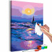 Paint by number Lovely Landscape -Sea and a Sailboat Against the Backdrop of the Sunset 144084 additionalThumb 3
