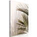 Canvas Palm Leaves (1-piece) - landscape with green plants on a light background 145284 additionalThumb 2