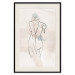 Wall Poster Standing in the Sun - Female Figure Drawn With Lines 146184 additionalThumb 26