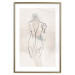 Wall Poster Standing in the Sun - Female Figure Drawn With Lines 146184 additionalThumb 24