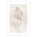 Wall Poster Standing in the Sun - Female Figure Drawn With Lines 146184 additionalThumb 20