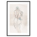 Wall Poster Standing in the Sun - Female Figure Drawn With Lines 146184 additionalThumb 27