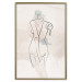 Wall Poster Standing in the Sun - Female Figure Drawn With Lines 146184 additionalThumb 25