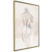 Wall Poster Standing in the Sun - Female Figure Drawn With Lines 146184 additionalThumb 6