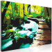 Paint by number Forest Footbridge - Wooden Road Among the Stream and Trees 149784 additionalThumb 4