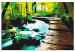 Paint by number Forest Footbridge - Wooden Road Among the Stream and Trees 149784 additionalThumb 5