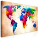 Large canvas print Painted World Map II [Large Format] 150784 additionalThumb 3