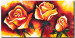 Canvas Print Three charming roses 48584