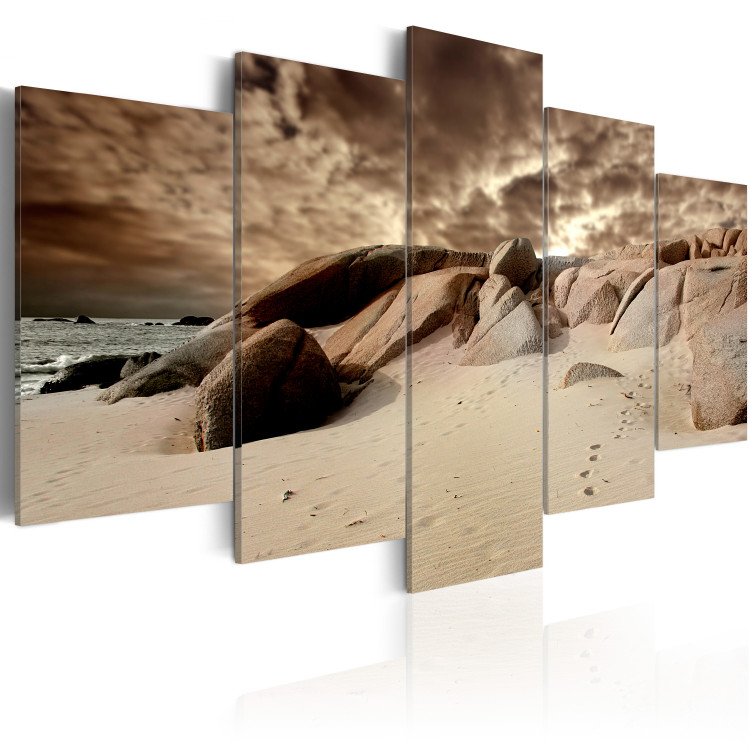 Canvas Print Sandy clouds 58684 additionalImage 2