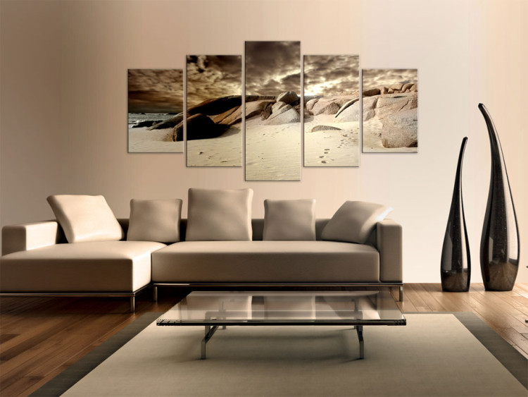Canvas Print Sandy clouds 58684 additionalImage 3