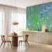 Wall Mural Meadow - In the Glow of the Morning Sun - Flower with Water Droplets on a Sky Background 60484 additionalThumb 7