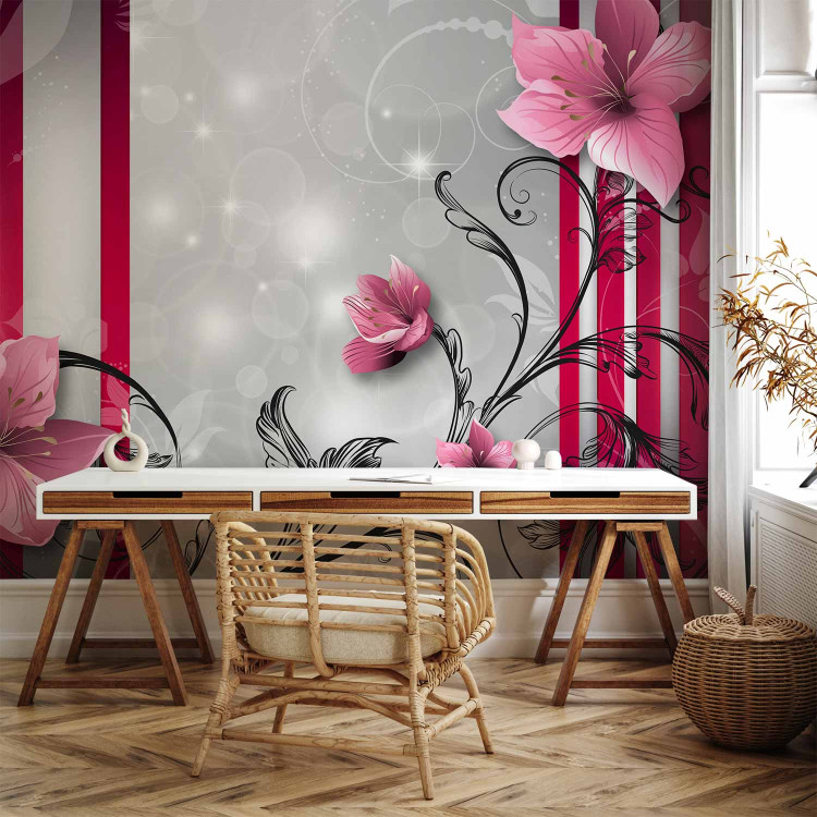 Wall Mural Pink buds 60784 additionalImage 4