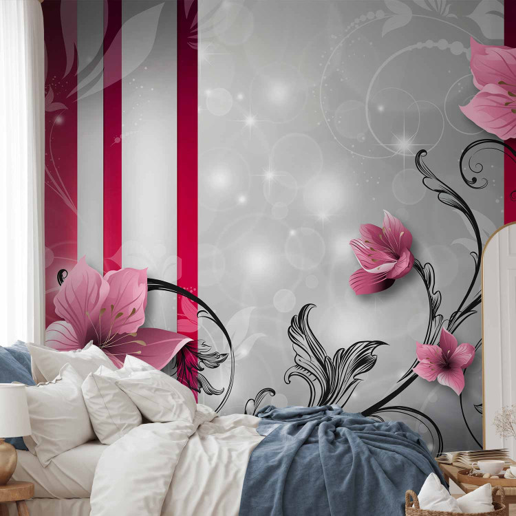 Wall Mural Pink buds 60784 additionalImage 2