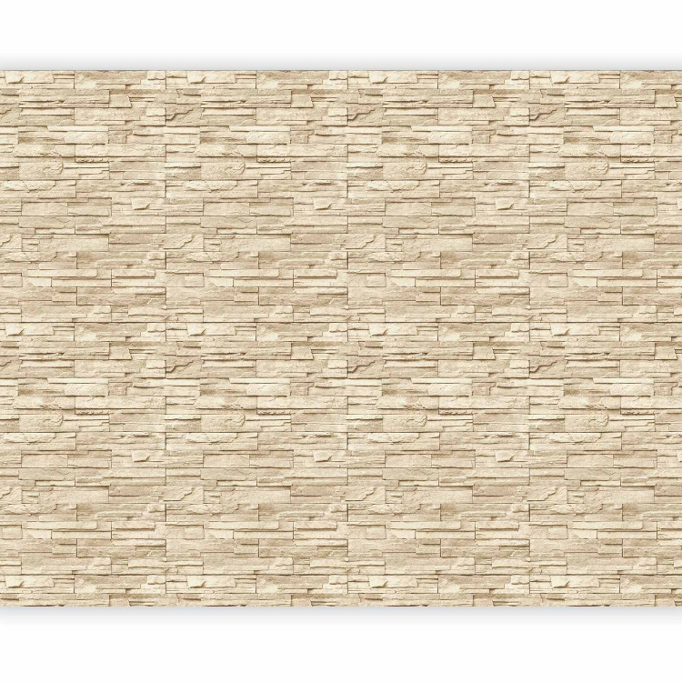 Photo Wallpaper Beige Elegance - Classic Background with Light Stone Texture Design 60984 additionalImage 5