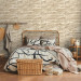 Photo Wallpaper Beige Elegance - Classic Background with Light Stone Texture Design 60984 additionalThumb 2
