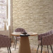 Photo Wallpaper Beige Elegance - Classic Background with Light Stone Texture Design 60984 additionalThumb 4