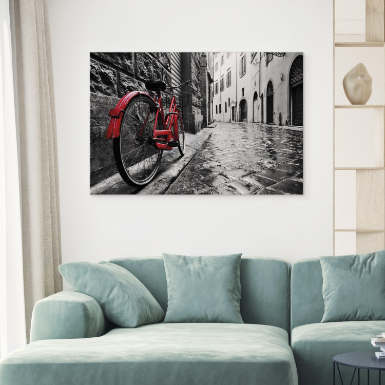 Canvas Art Print Vintage Red Bike 92084 additionalImage 3