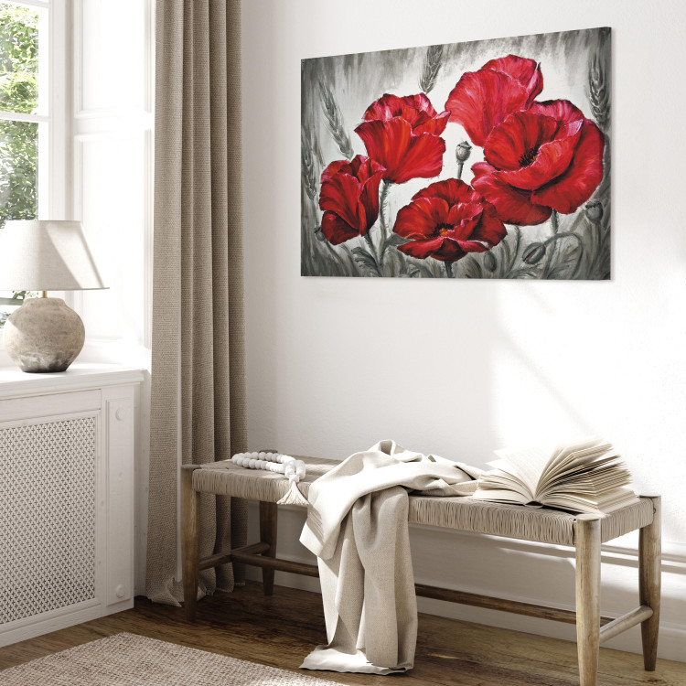 Canvas Print Poppies in Wheat 96084 additionalImage 4