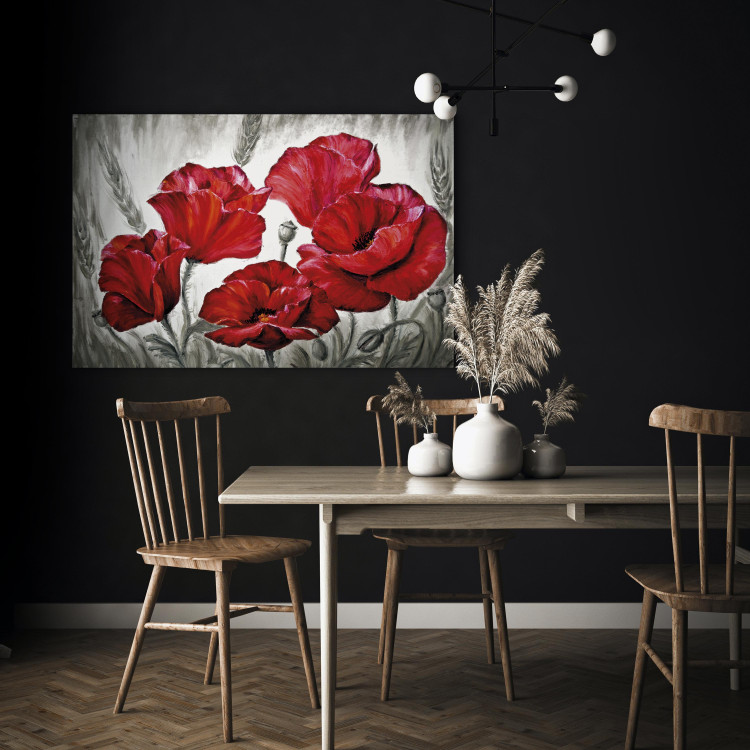 Canvas Print Poppies in Wheat 96084 additionalImage 9