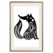 Wall Poster Be Positive - black and white composition with animal motif and a quote 114794 additionalThumb 19